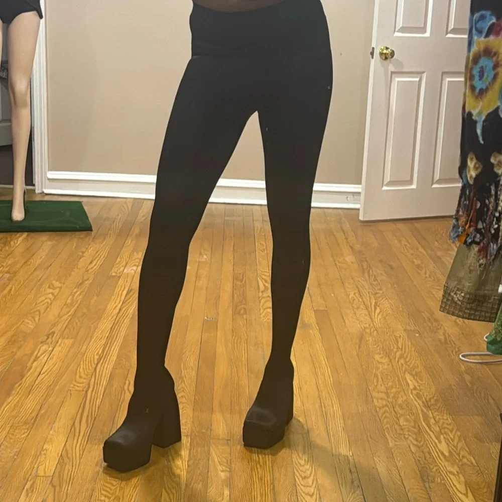 Mata Rules Breaker Stretch Platform Boot Leggings